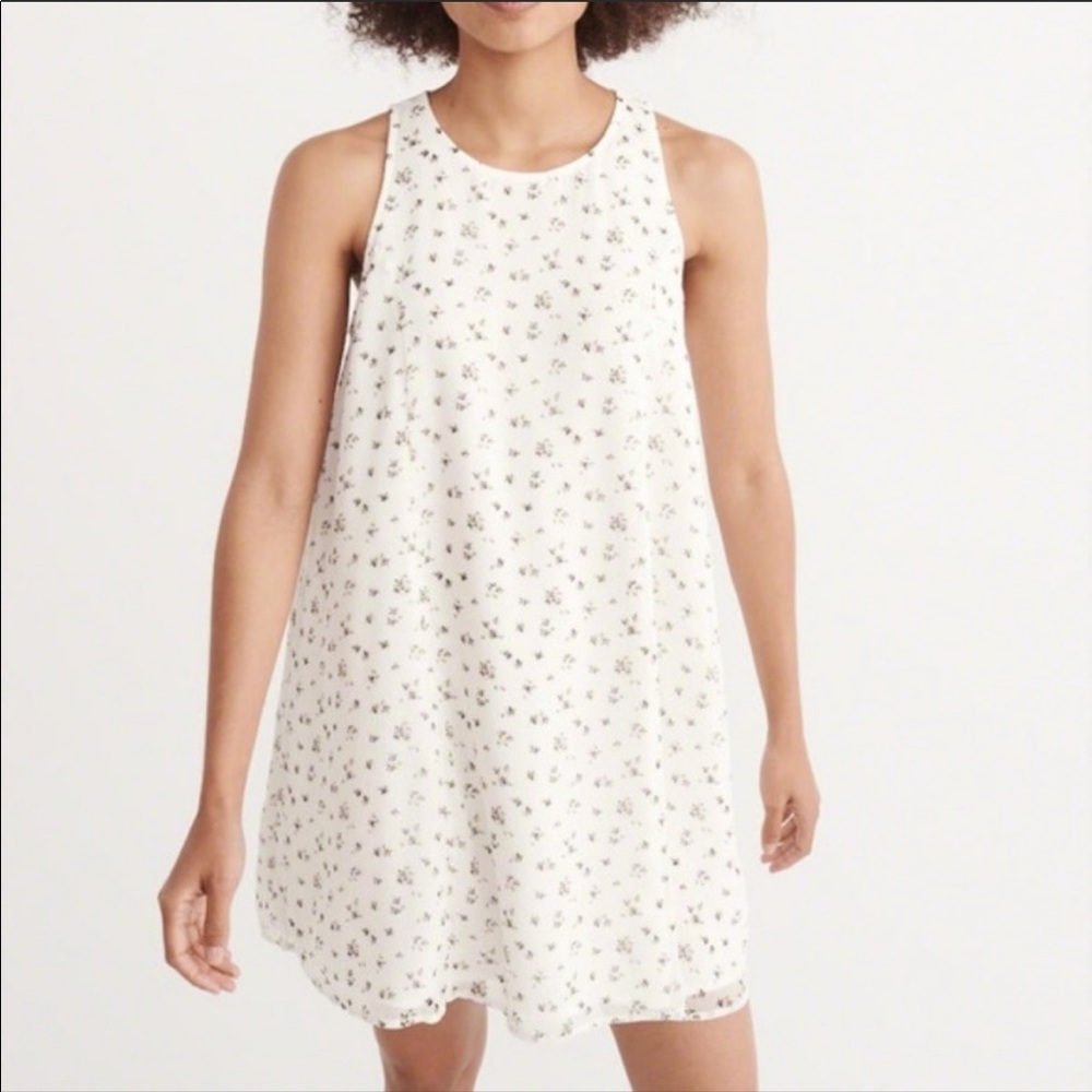 Abercrombie & Fitch White Floral Dress